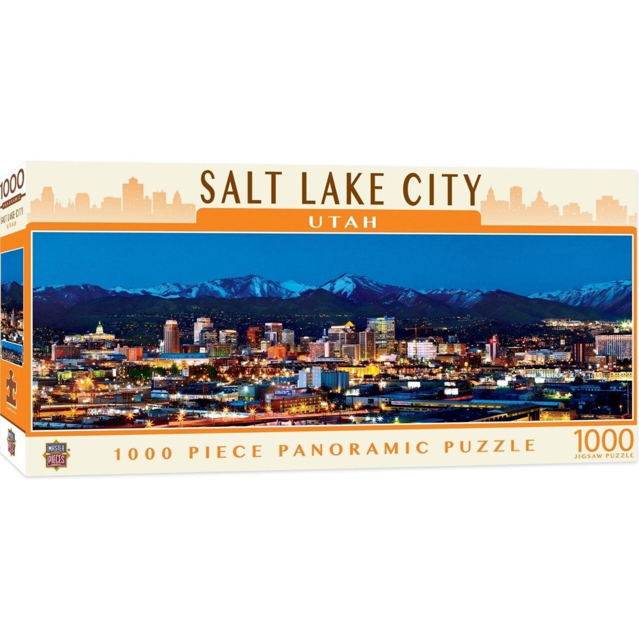 American Vista Salt Lake City 1000 Piece Panoramic Jigsaw Puzzle 27X20 Inches